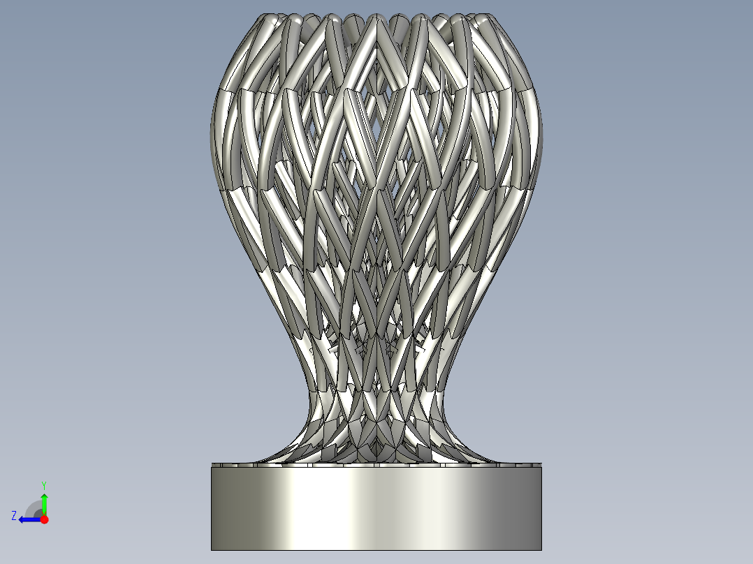 3d打印奖杯2右视图