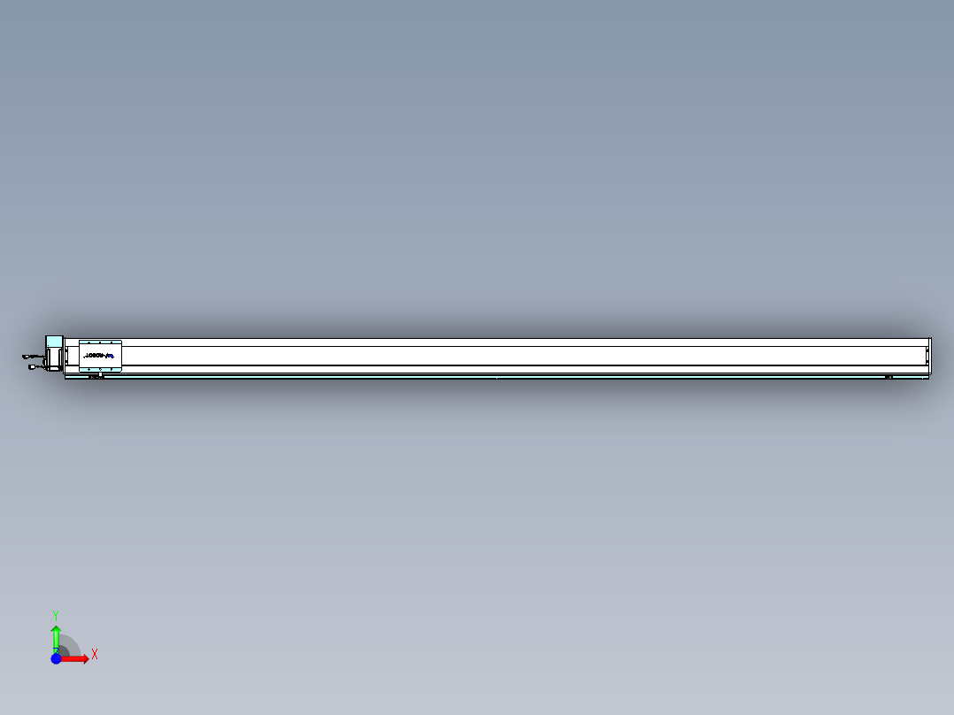 威洛博VBC同步带传动一无尘环境VBC14-L45-S2950-BRU-ZP40-C3前视图