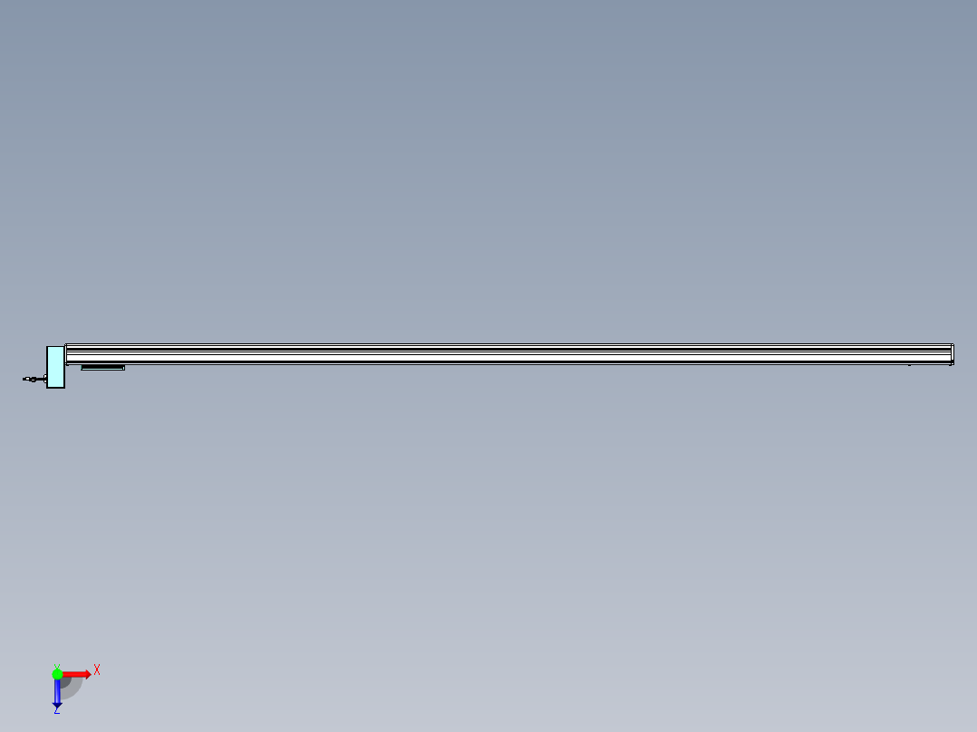 威洛博VBC同步带传动一无尘环境VBC14-L45-S2950-BRU-ZP40-C3俯视图