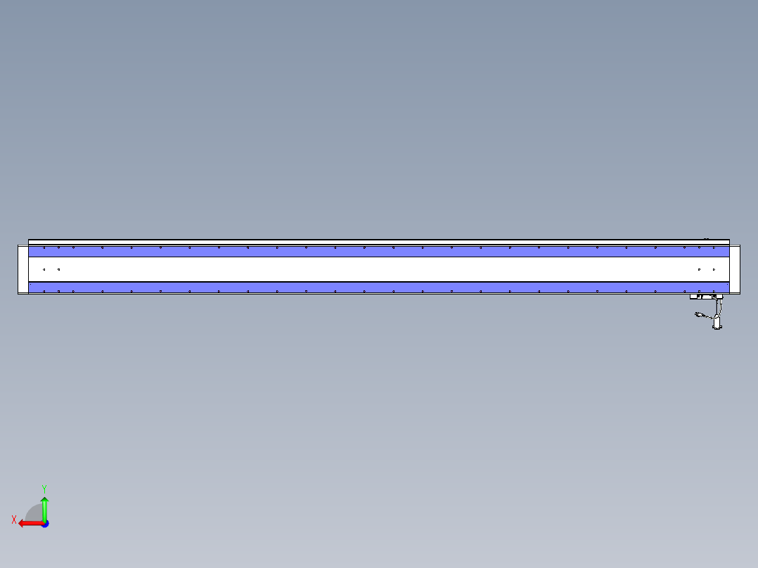 威洛博VL系列直线电机模组-VL17E1-S2250后视图