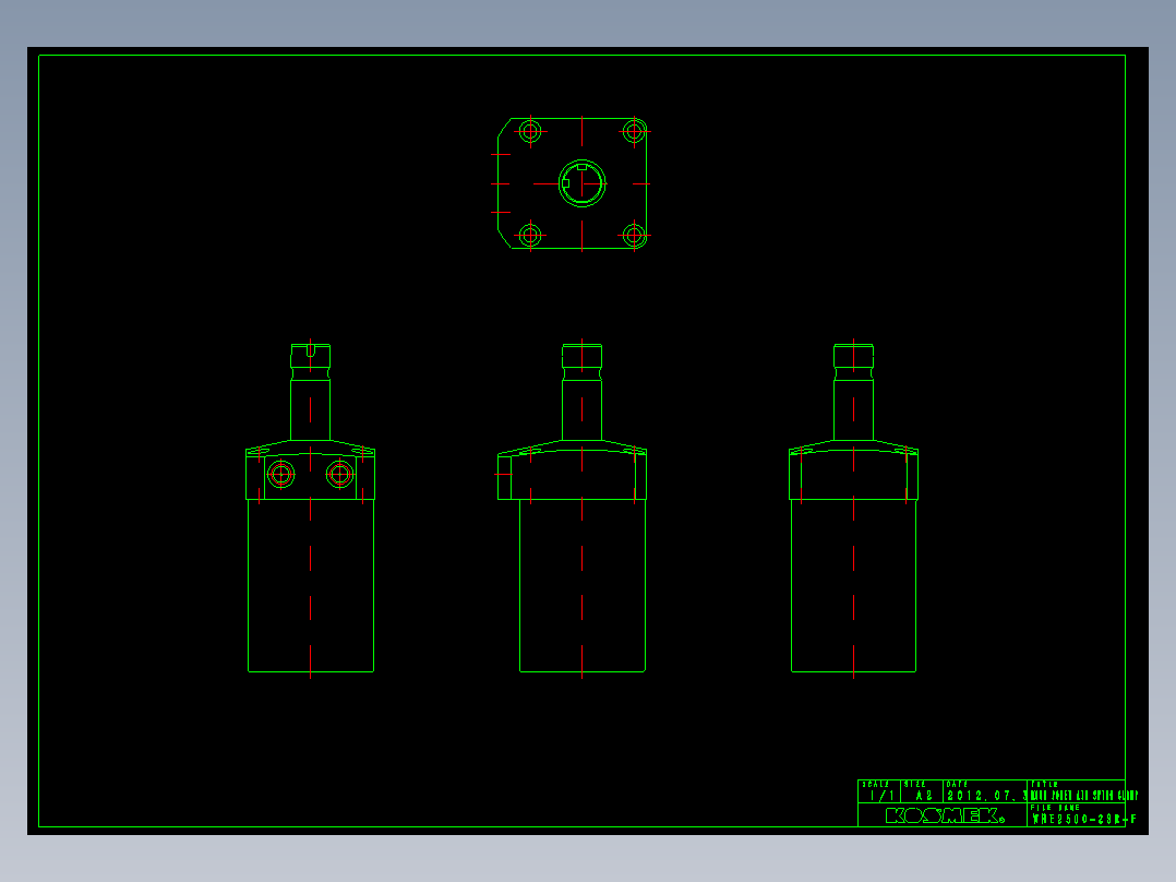 KOSMEKWHE2500-2SR-F多系列多零件图纸模型多系列多零件图纸模型