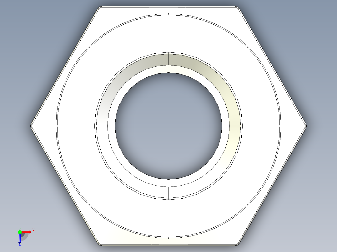 紧固件-STEP 0.2500 Coupler俯视图