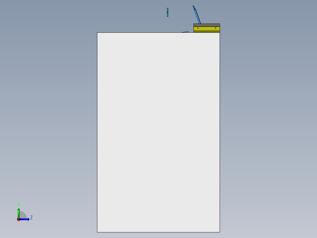固定登车桥2000x2000-sw18可编辑左视图