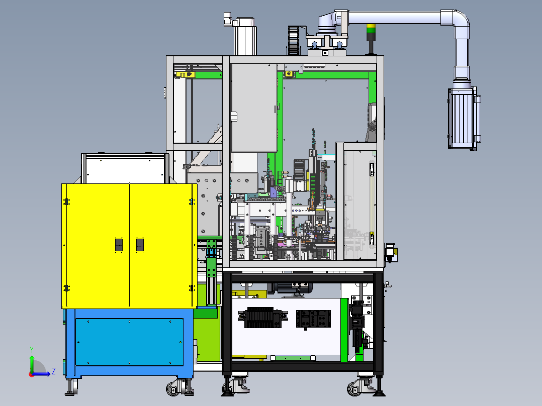 水泵泵盖装配设备sw16可编辑左视图