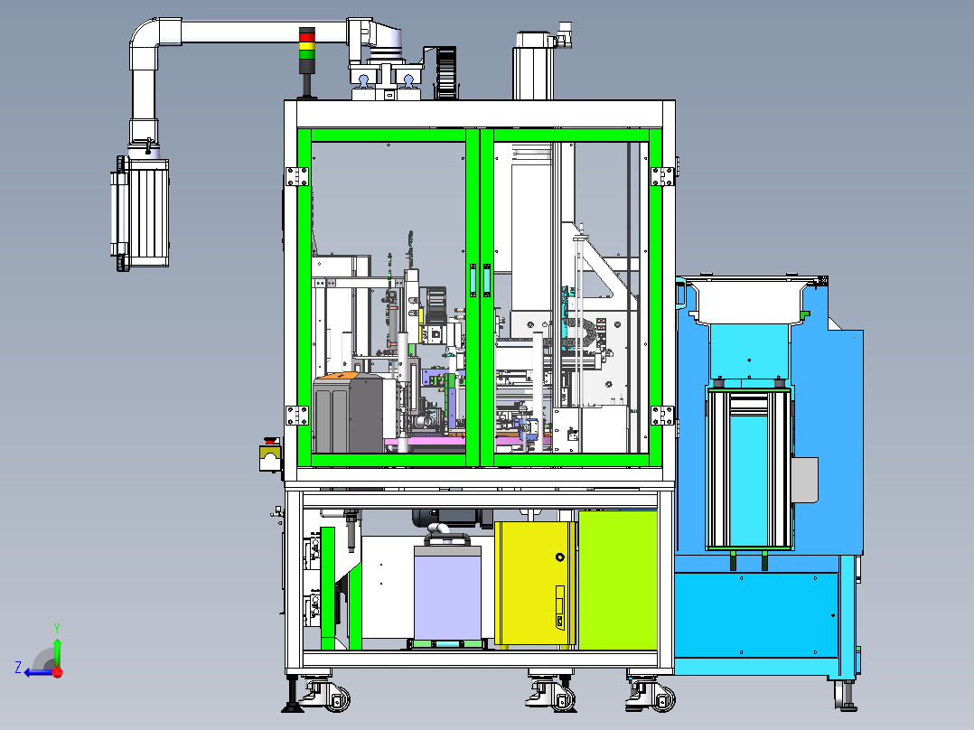 水泵泵盖装配设备sw16可编辑右视图