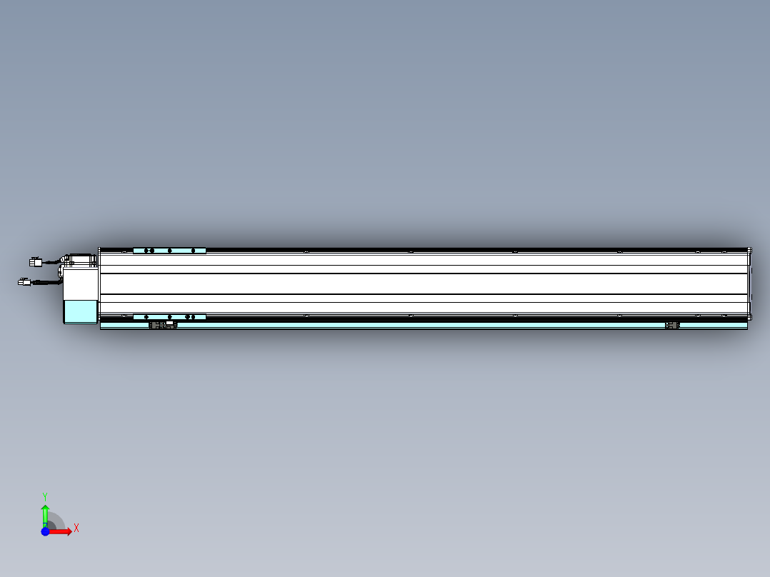 威洛博VBF同步带传动一般环境VBF14-L45-S950-BLD-ZP40-C3前视图