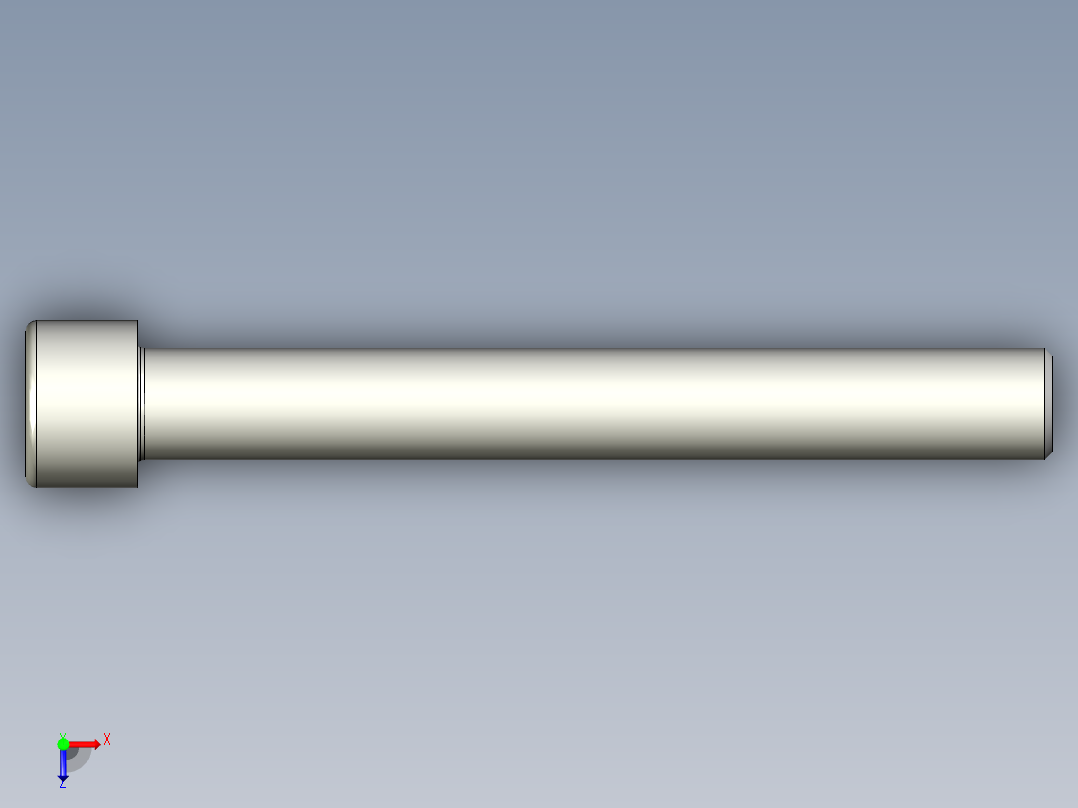 螺钉-DIN_912-M22x180.stp俯视图