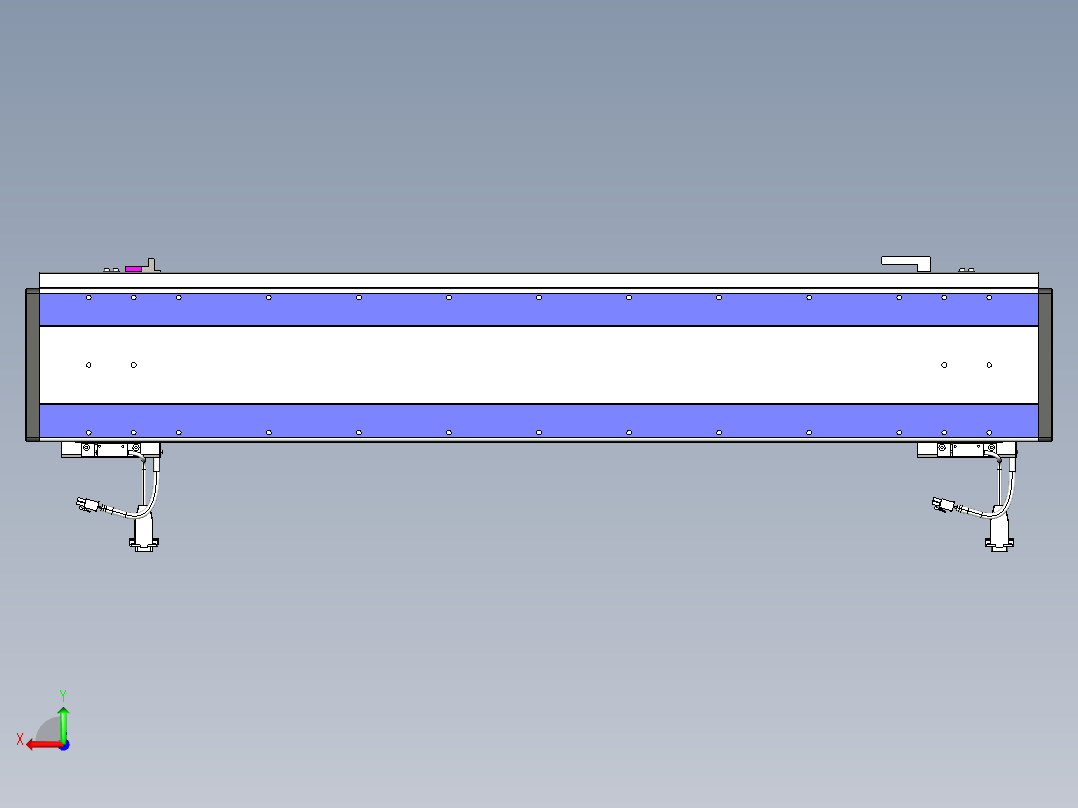 威洛博VL系列3d模型模组2VL17E1Y-S800后视图