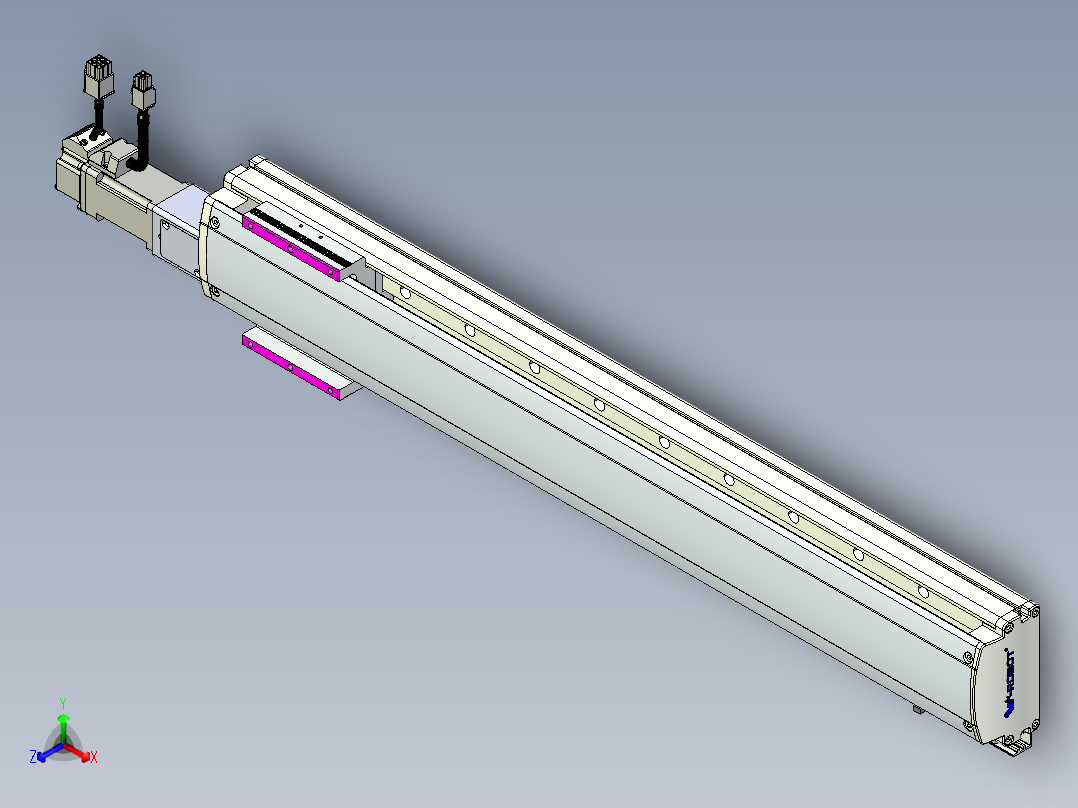 威洛博QF系列模组QF10-Lxx-C-S540-BC-ZP10-C3正等轴测图