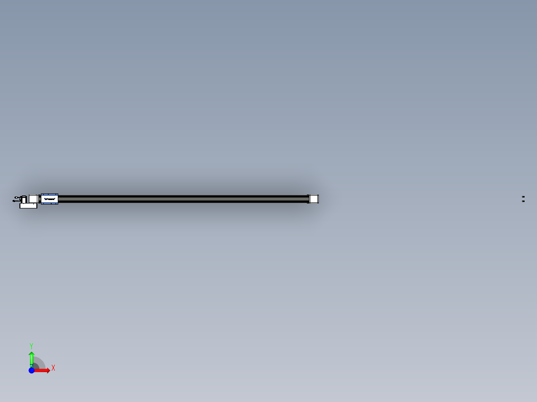 威洛博LB.GB同步带传动--欧规系列GB8-L96-S2650-BL-P40前视图