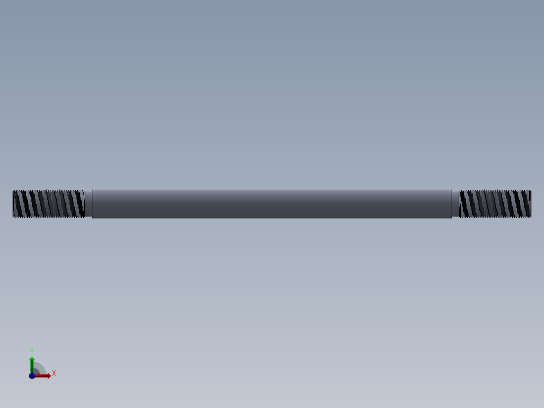 液压油缸 3前视图