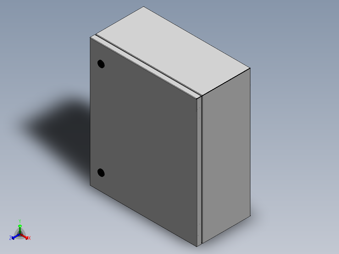 电器柜 电控柜 (72) 机械设计素材正等轴测图