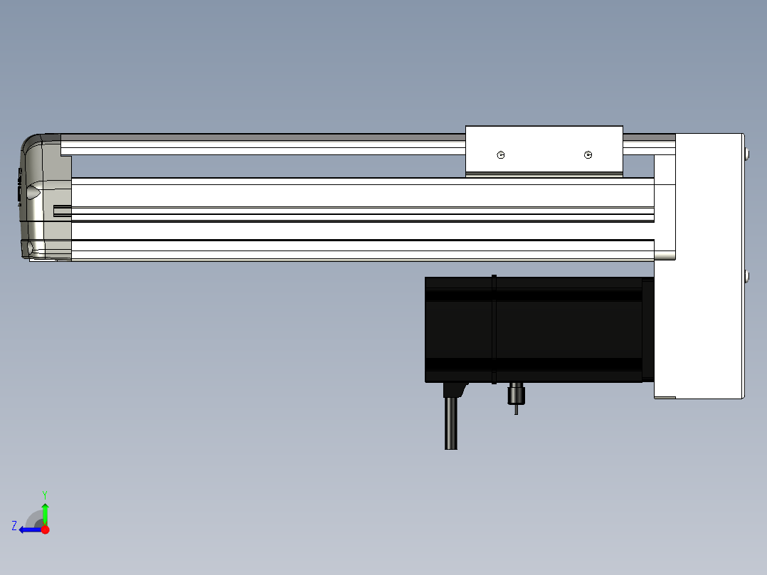 Toyo东佑达直线模组-ETH13-200-BM-200W+煞車右视图
