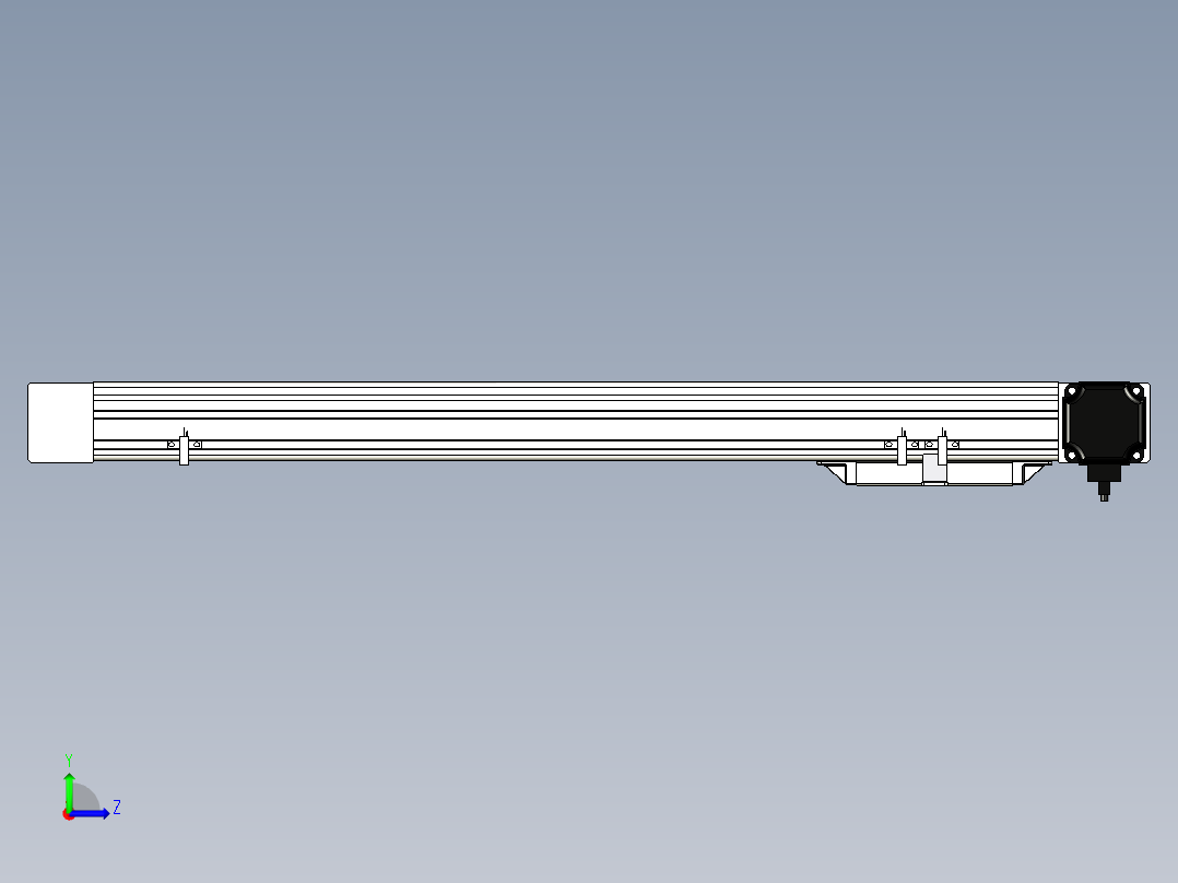 Toyo东佑达直线模组-M65M-X78-950-L-M40-C4左视图