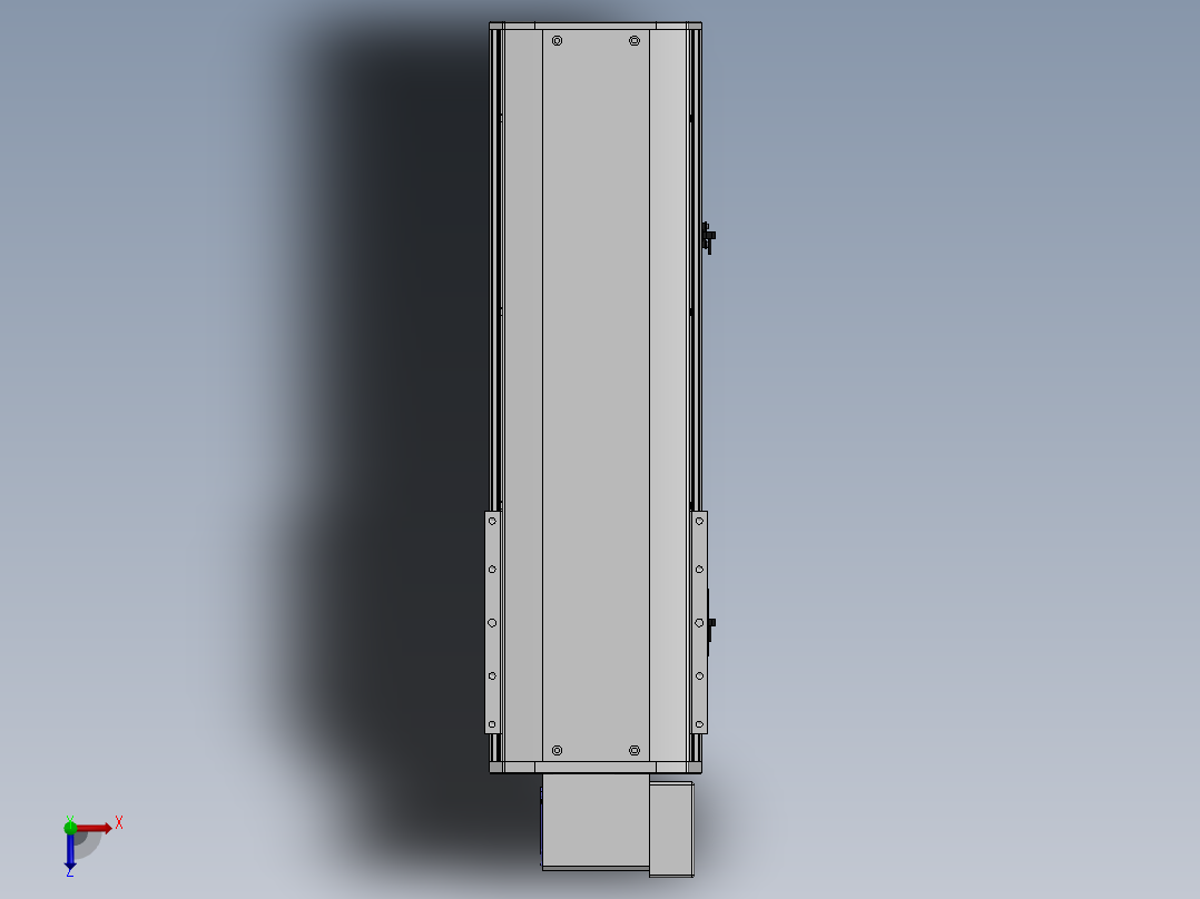 精密模组MT220-L150-400-RD-M75-C4俯视图