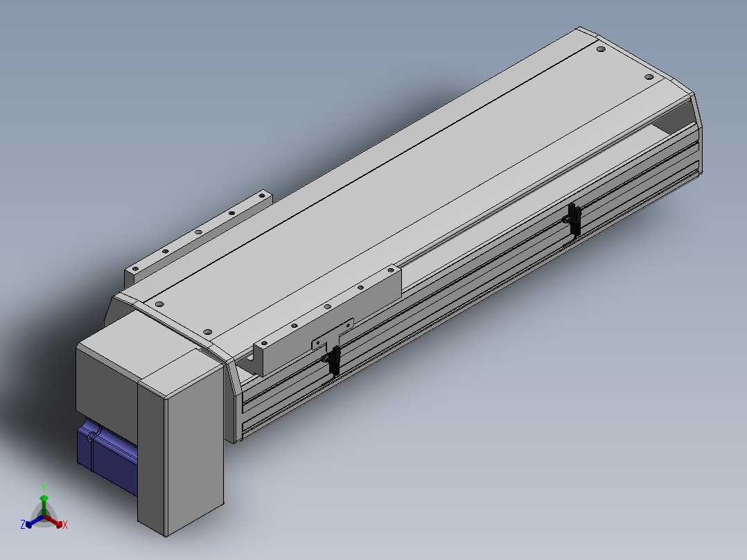 精密模组MT220-L150-400-RD-M75-C4正等轴测图