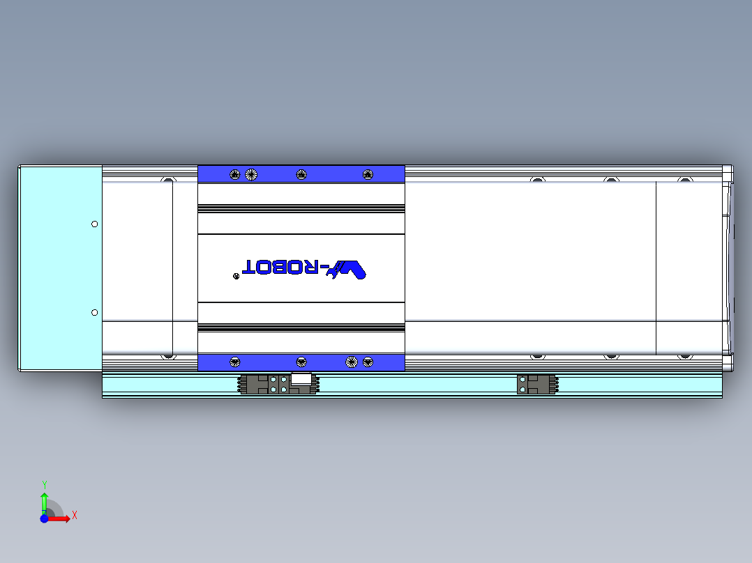VF丝杆传动-一般环境VF14-Lxx-C-S150-BD-ZP40-C3前视图