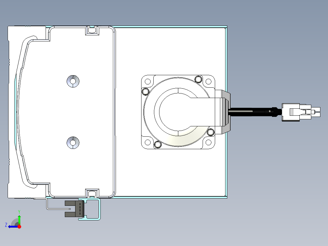 VF丝杆传动-一般环境VF14-Lxx-C-S150-BD-ZP40-C3右视图