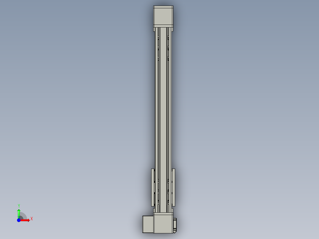 欧规系列-GB8-L96-S650-BLU-P40-MS3前视图