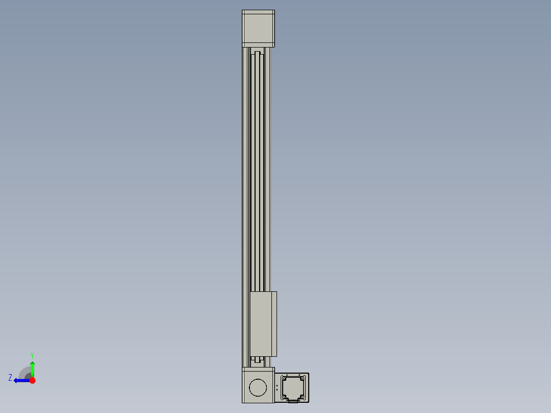 欧规系列-GB8-L96-S650-BLU-P40-MS3右视图