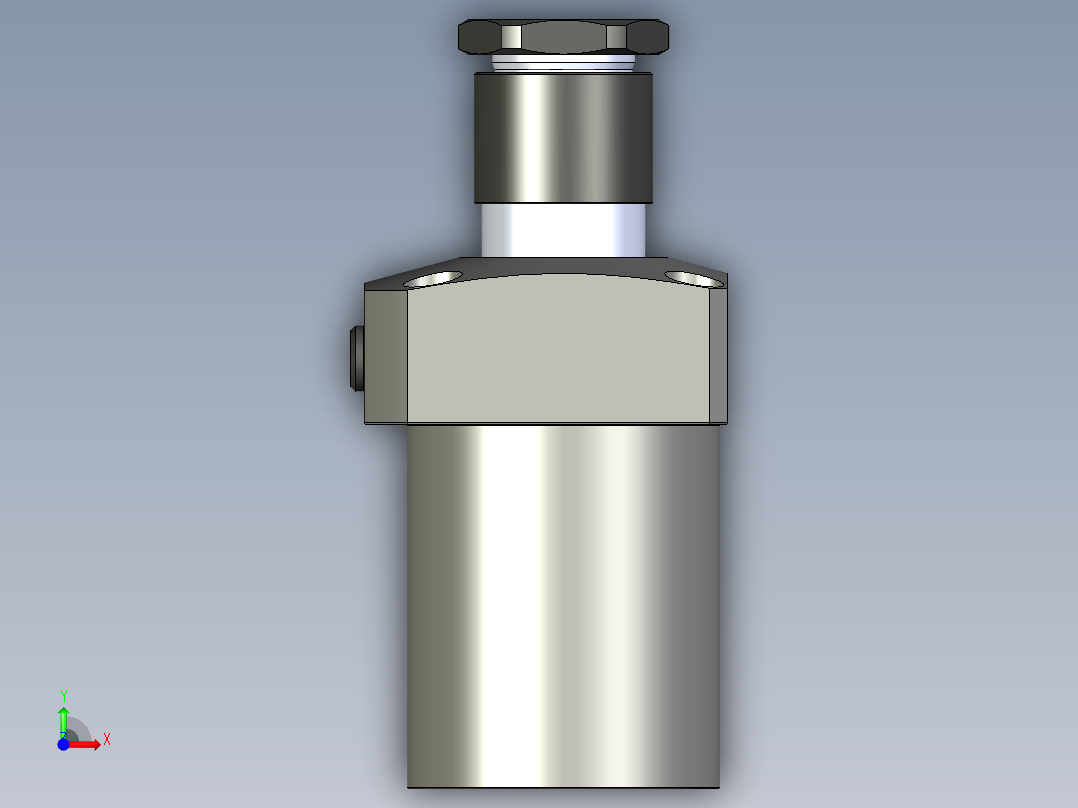 KOSMEKLHS1050-CL-Y30多系列多零件图纸模型前视图