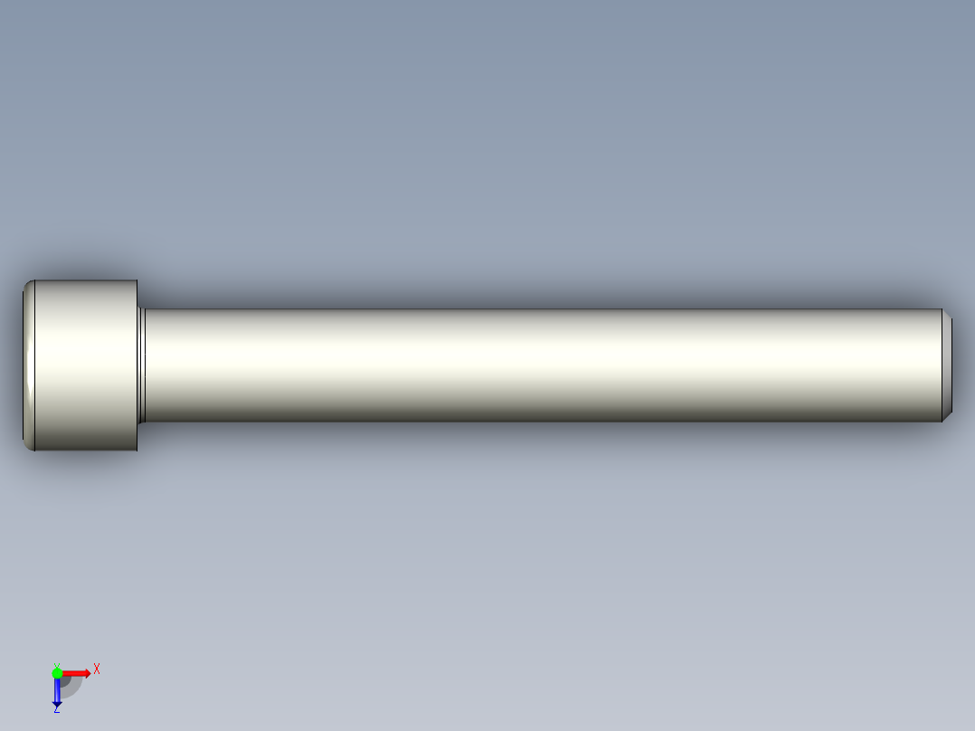 螺钉-DIN_912-M14x100.stp俯视图