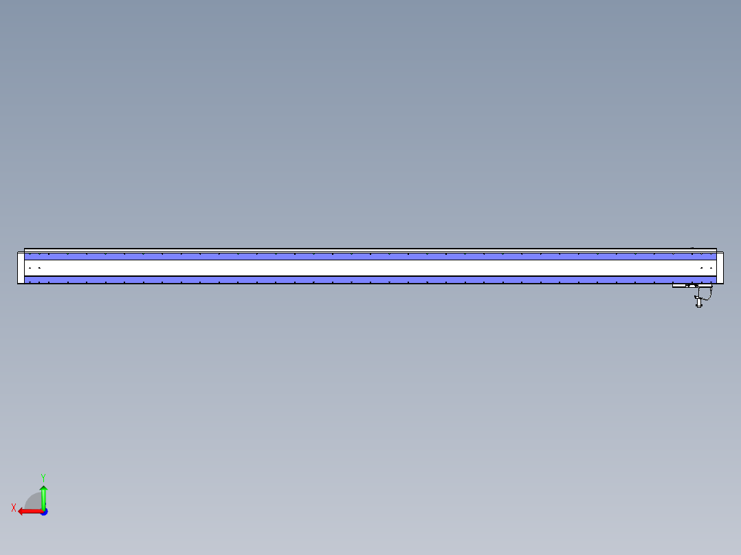 威洛博VL系列直线电机模组-VL17E3-S3400后视图