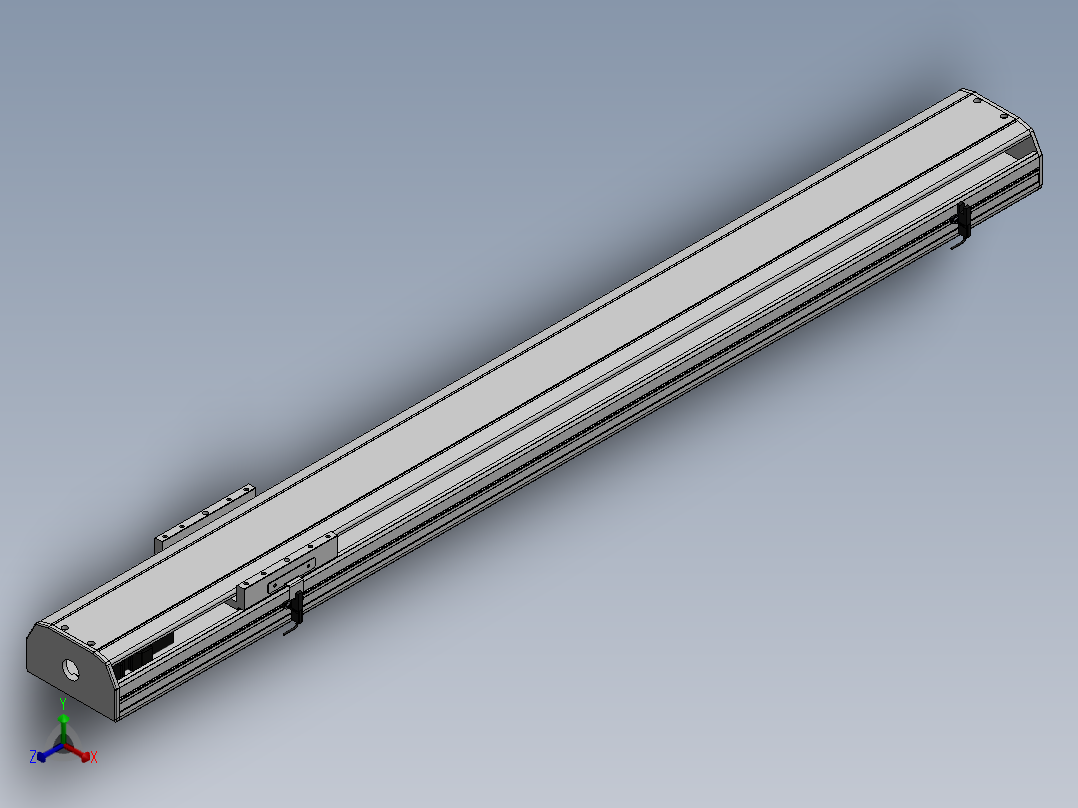 精密模组MY140-T10-1000L-M-P40B-C4-C正等轴测图