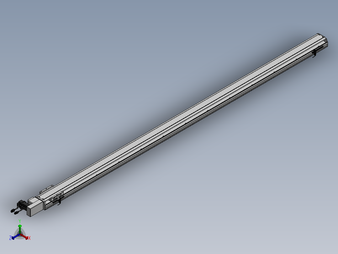 精密模组MT100-L78-2300-R-M10-C4正等轴测图