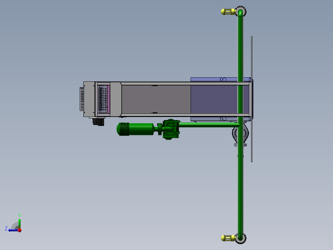 海洋垃圾收集机sw18可编辑右视图
