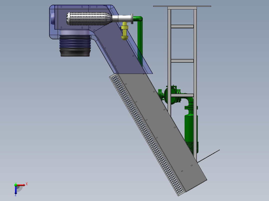 海洋垃圾收集机sw18可编辑俯视图