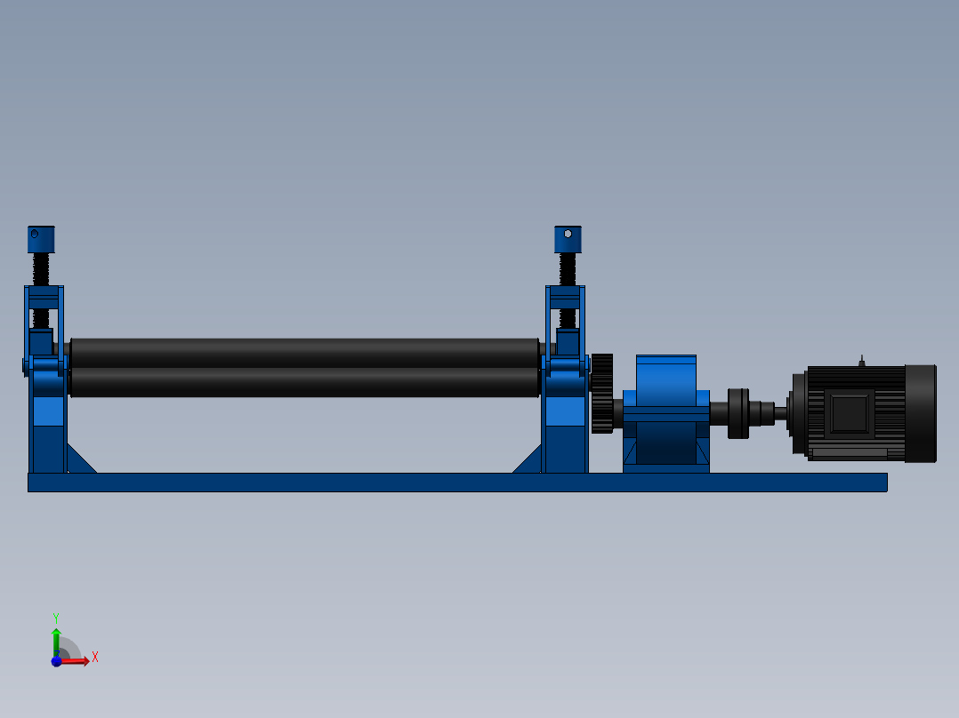 钢板卷形机sw13前视图