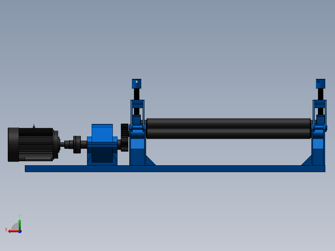 钢板卷形机sw13后视图