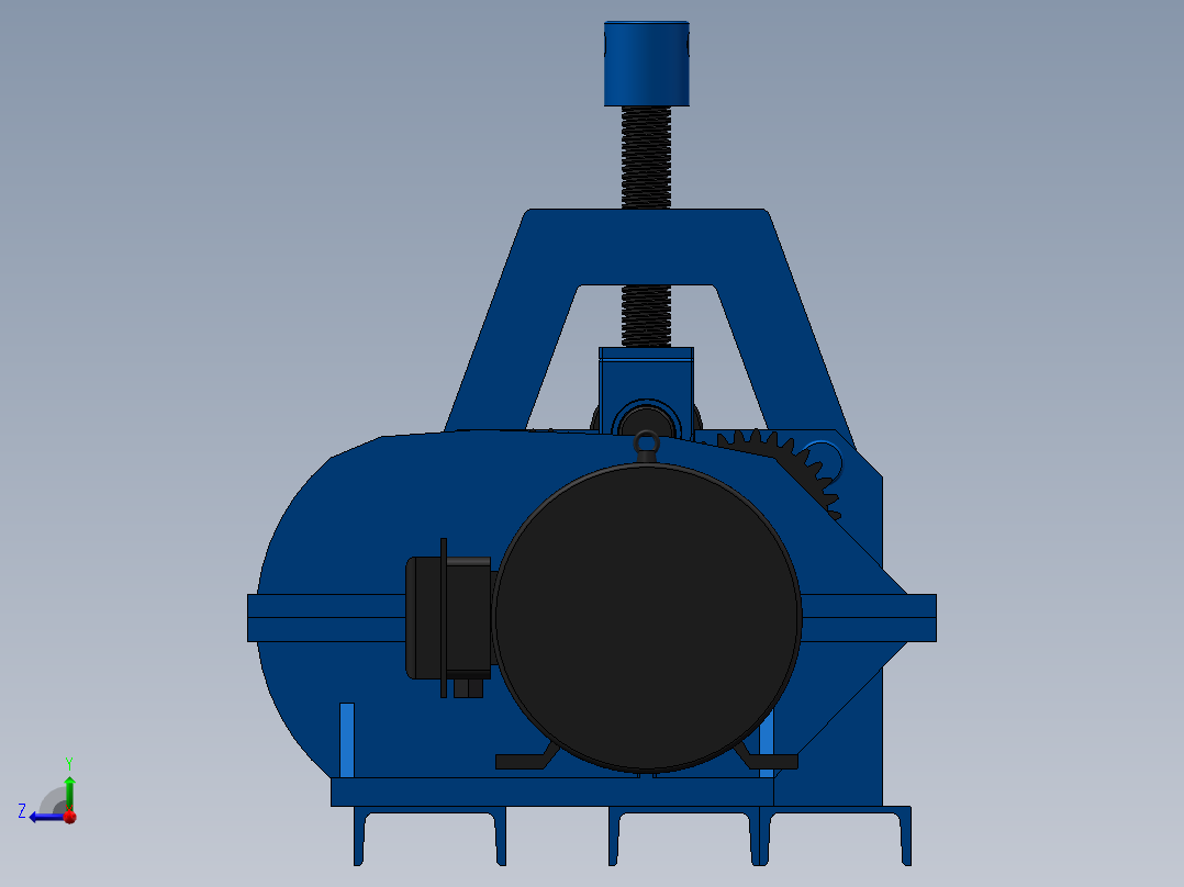 钢板卷形机sw13右视图