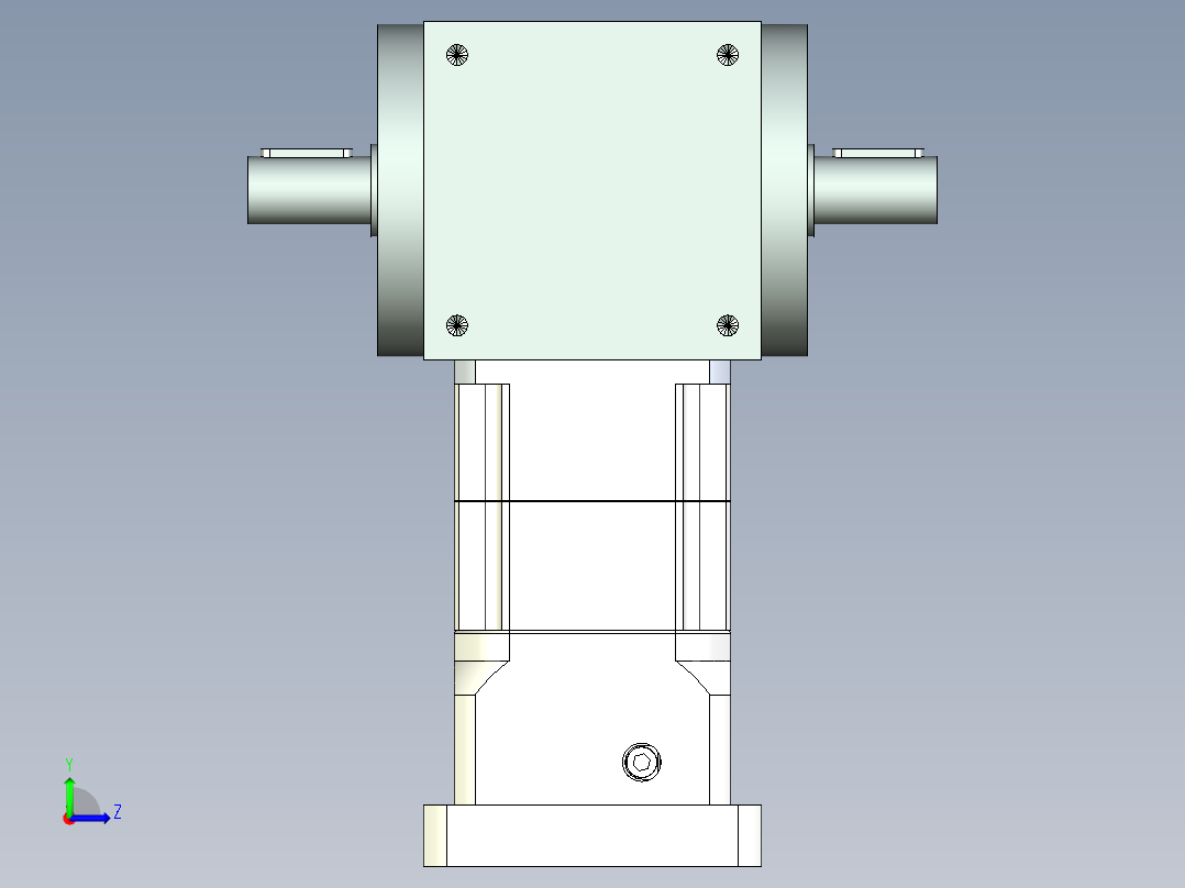 换向器PW110双轴 PGH90-L2 19-95-130-M8左视图