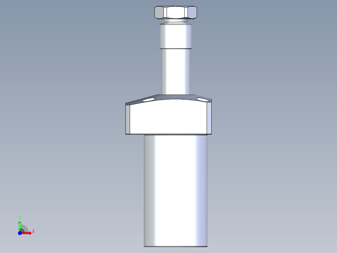 KOSMEKLHA0400-SL-Q20多系列多零件图纸模型前视图