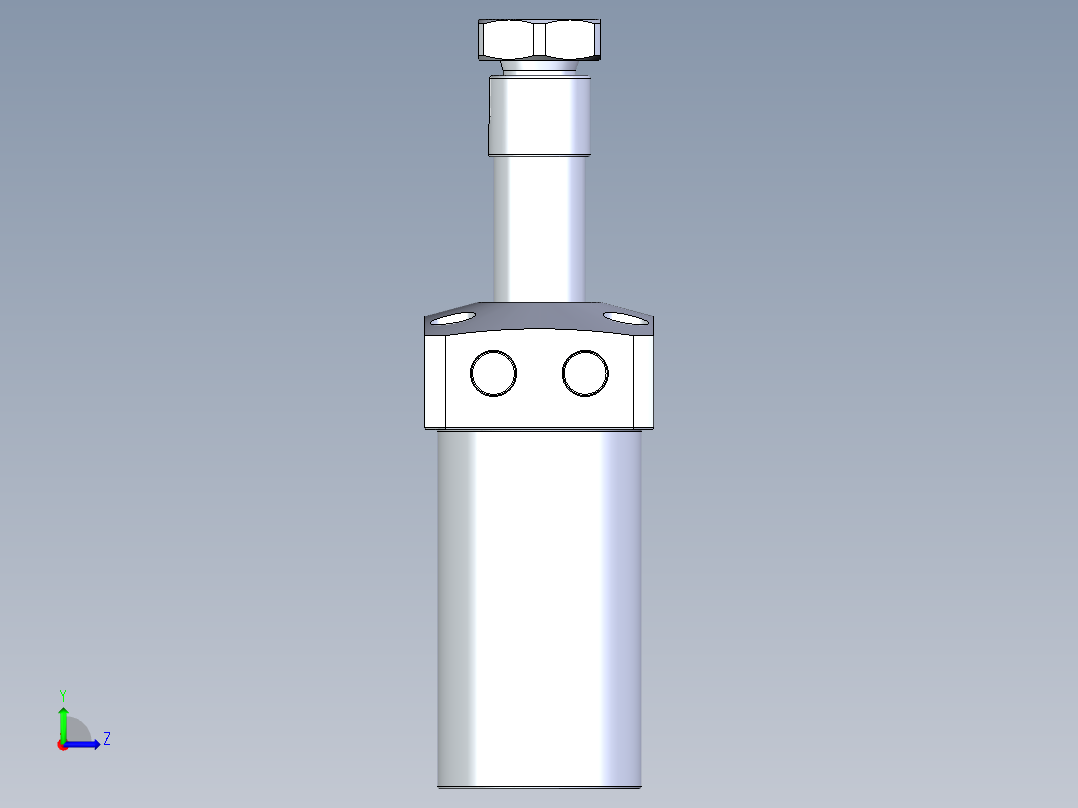 KOSMEKLHA0400-SL-Q20多系列多零件图纸模型左视图