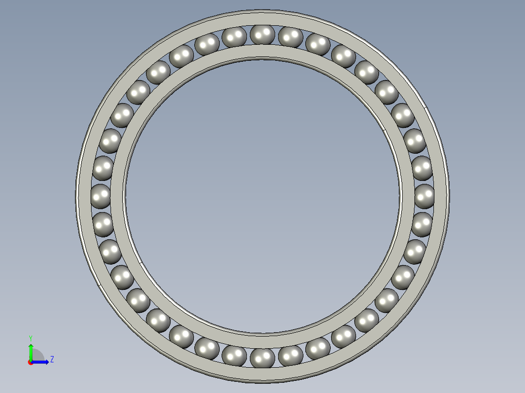 深沟球轴承61919左视图