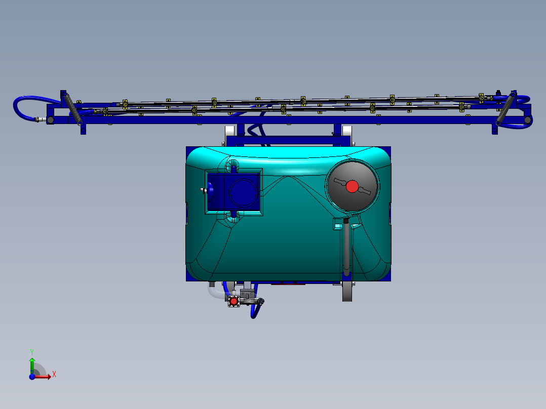 600电动气溶胶喷雾器前视图