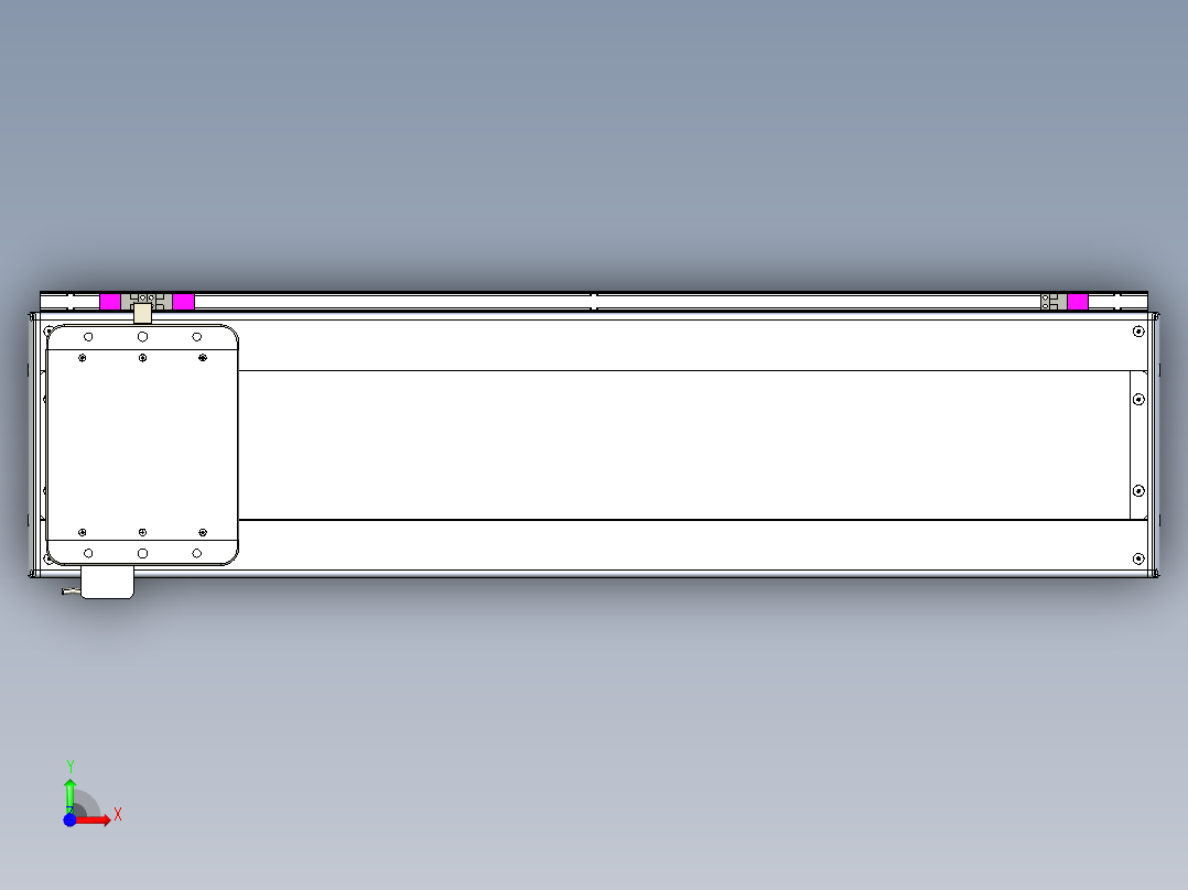 威洛博LC系列3d模型模组LC22H1Y-S750前视图