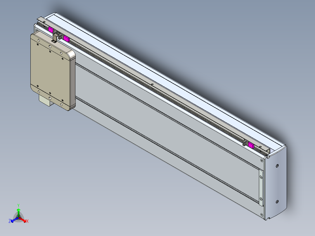 威洛博LC系列3d模型模组LC22H1Y-S750正等轴测图