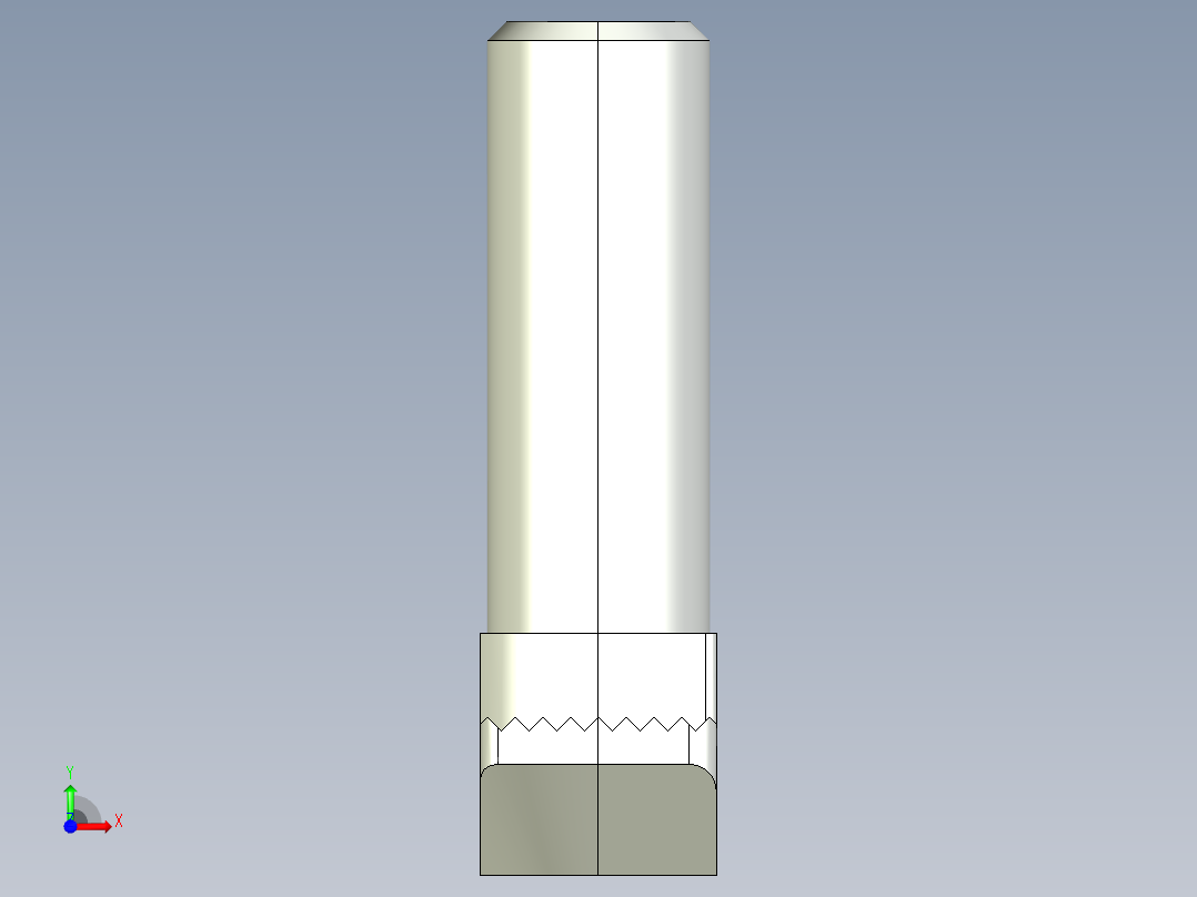 型材-BR M8X25 TBOLT KJN528718前视图