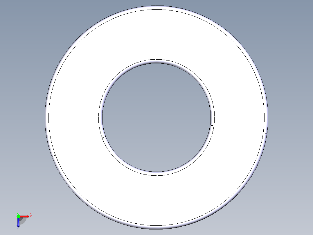 平面推力球轴承51203俯视图