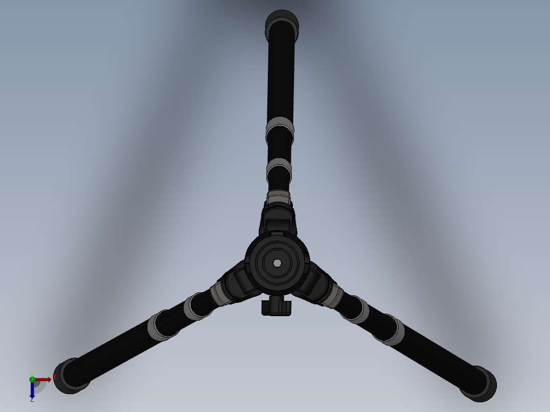 Manfrotto+458B+三脚架俯视图