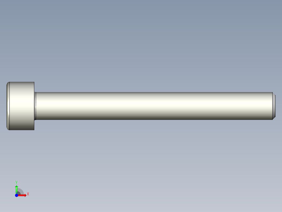 螺钉-DIN_912-M4x35.stp前视图