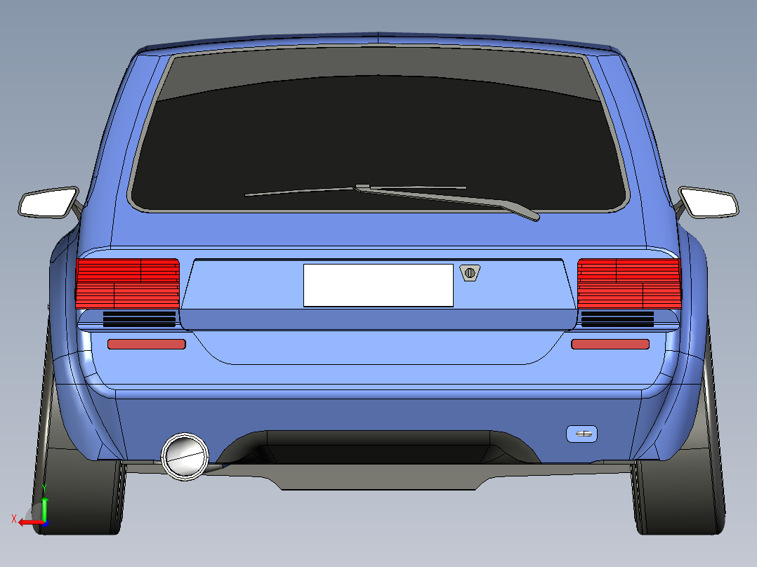 TBO T2 - 1983 后视图