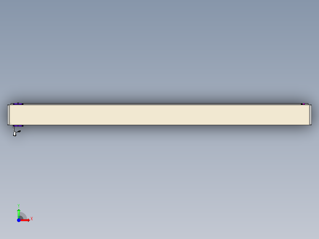 威洛博VL系列直线电机模组-VL22H1-S3100前视图