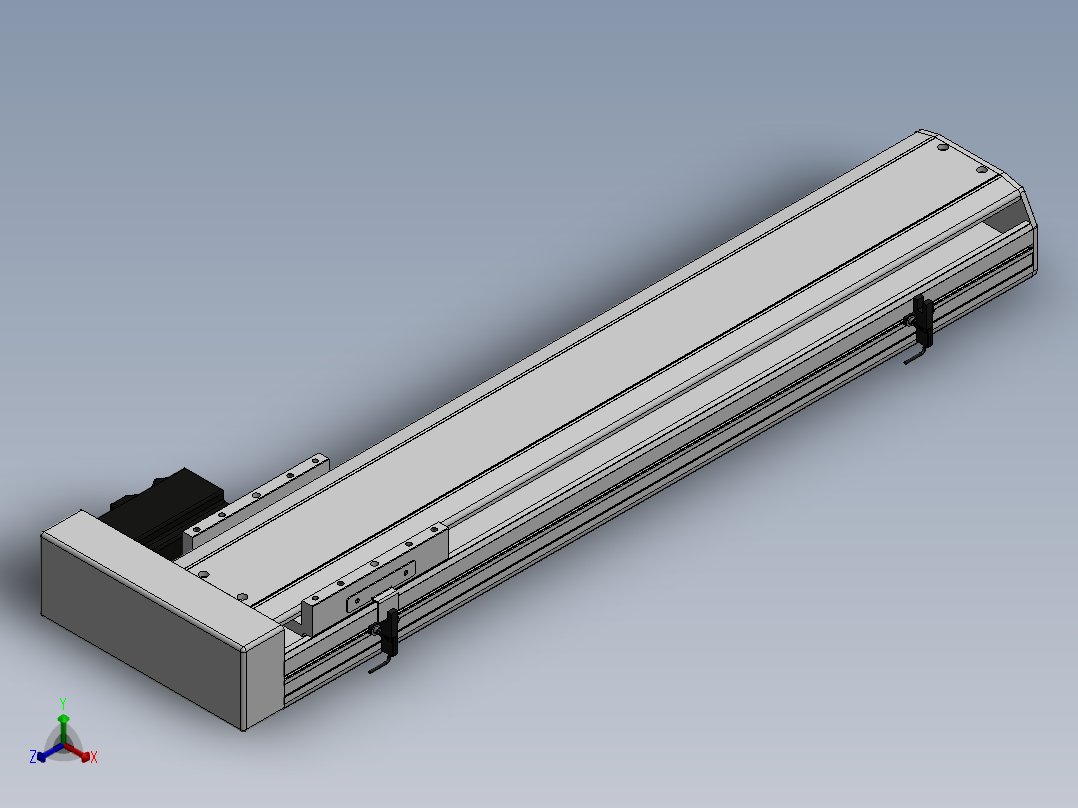 精密模组MY140-T10-550L-BR-P40B-C4-C正等轴测图