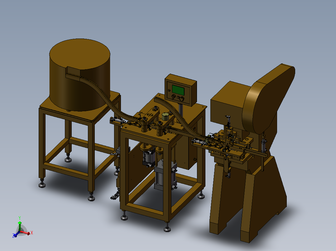 微电机RE260机壳自动冲压成型机