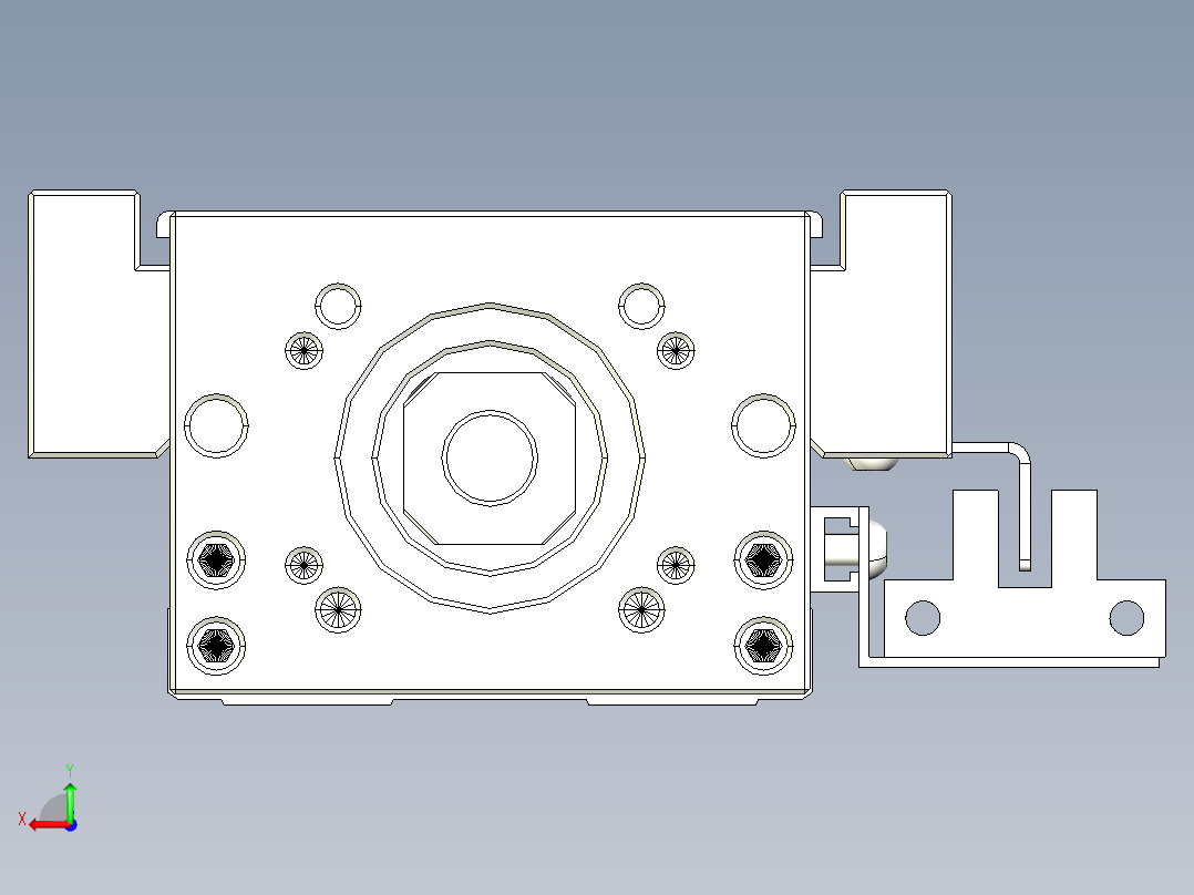 钢基模组-TPA-KNR-6005C-600A1-M-F0S1后视图